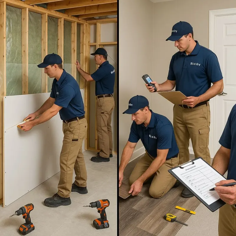 Repairs and Reconstruction process in North Randall, OH